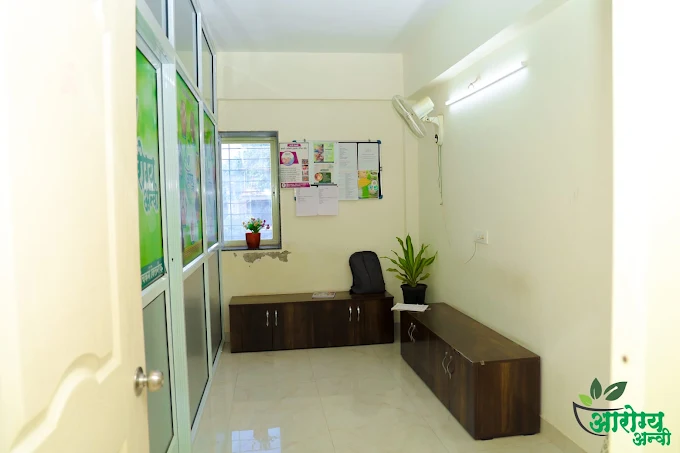 Reception and waiting area at Aarogya Anvee Clinic