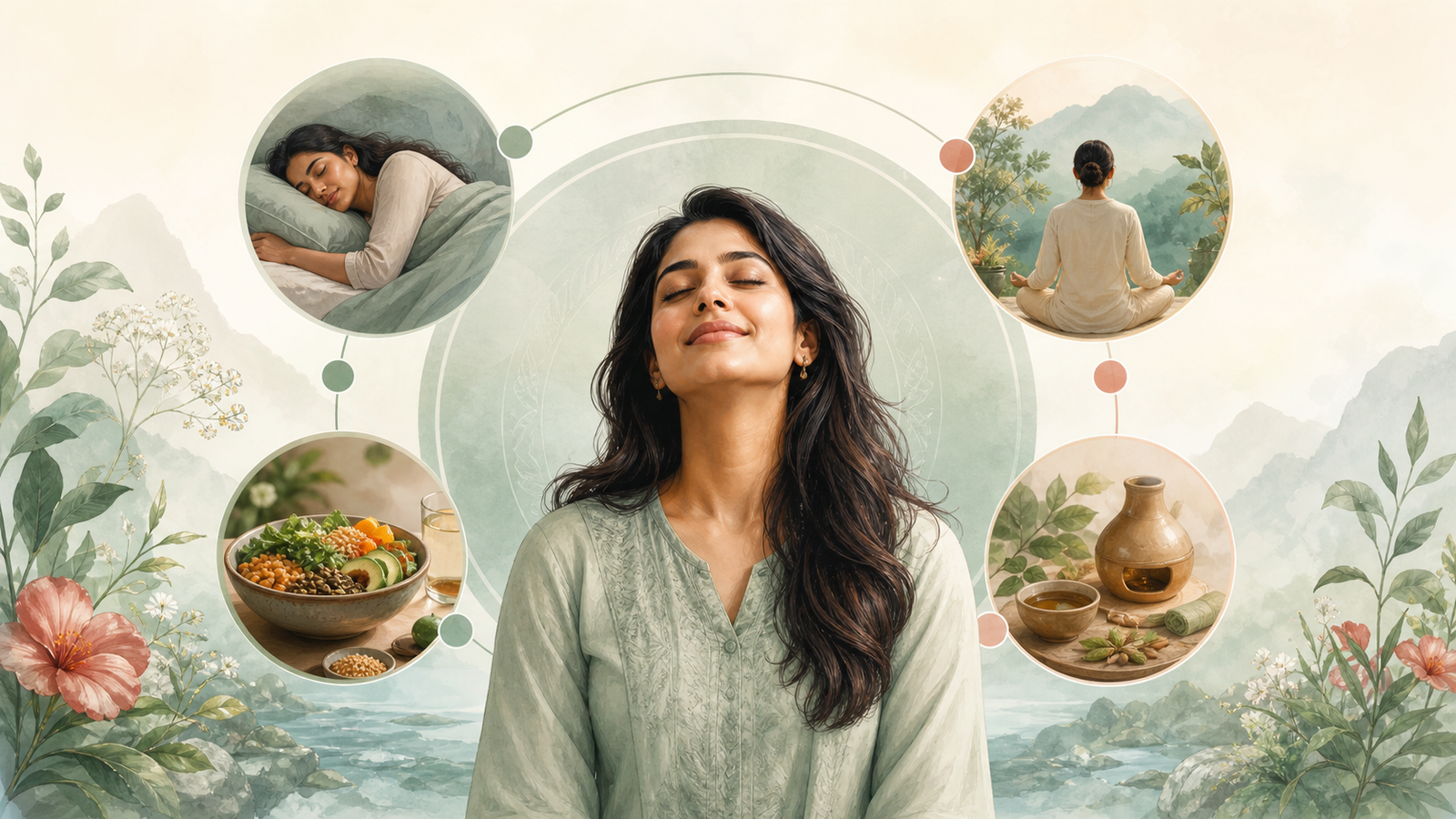 Women's hormonal balance supported through rest, nutrition and Ayurvedic routines