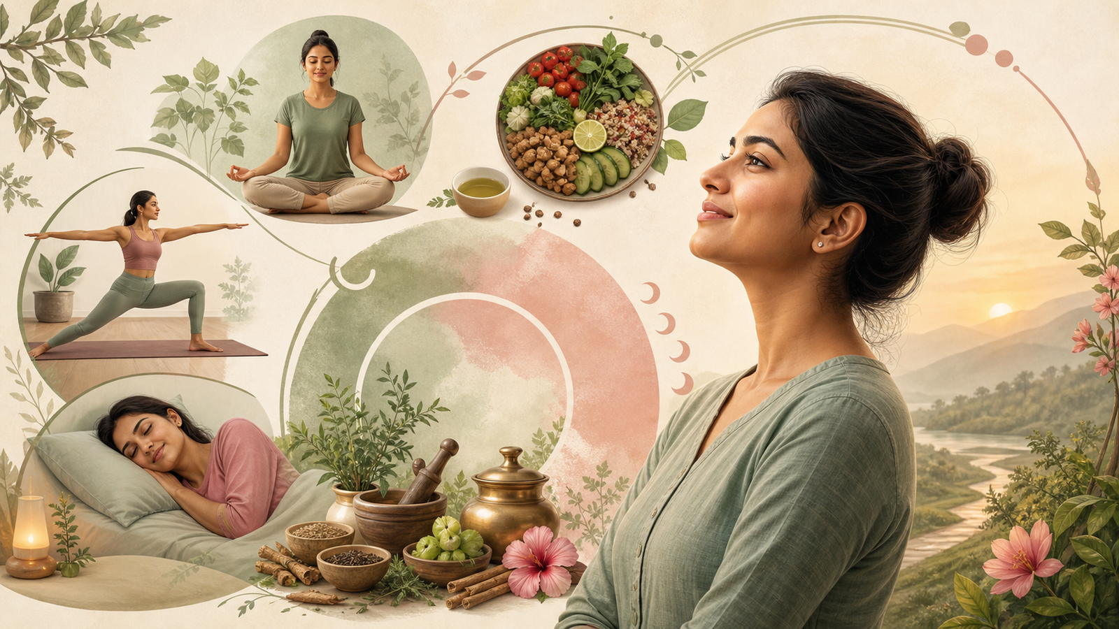 Ayurvedic lifestyle support for PCOD and PCOS wellness